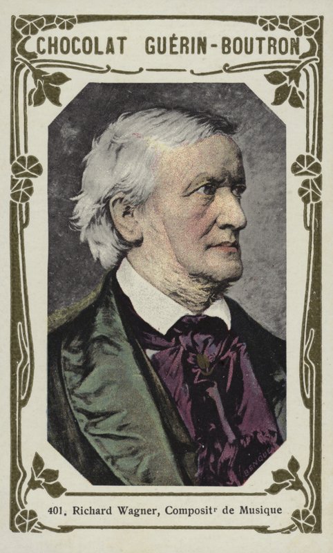 Richard Wagner, hudební skladatel (barevné foto) od French School