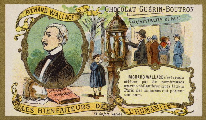 Richard Wallace , anglický sběratel umění a filantrop (chromolitho) od French School