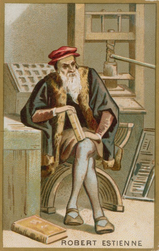 Robert Estienne od French School