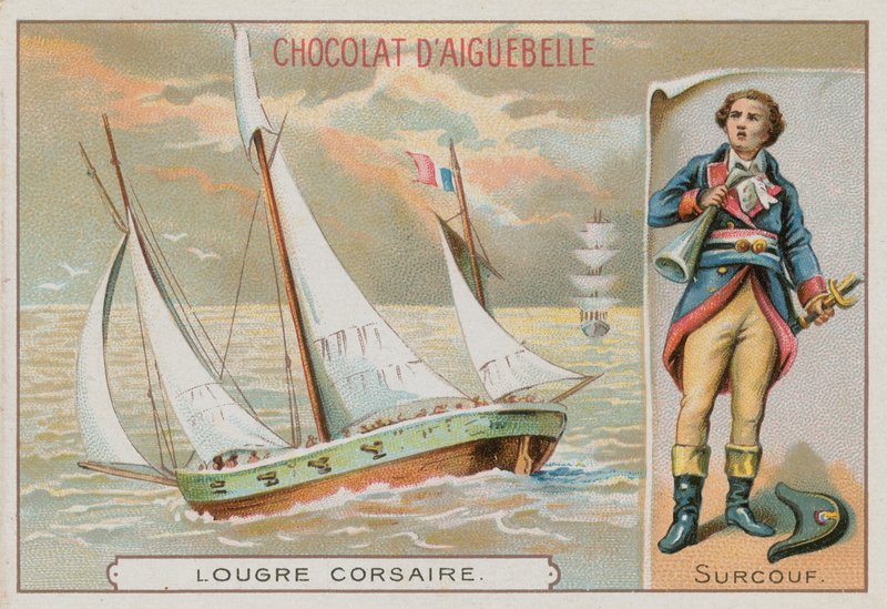 Robert Surcouf, francouzský lupič z konce 18. a počátku 19. století od French School