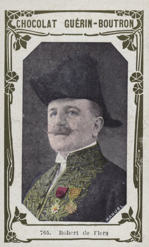 Robert de Flers (barevná fotografie) od French School