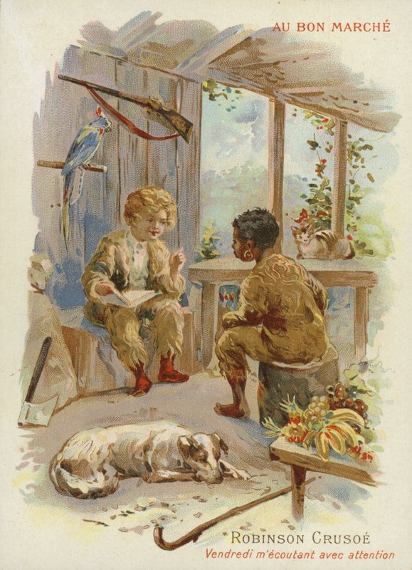 Robinson Crusoe a muž pátek od French School