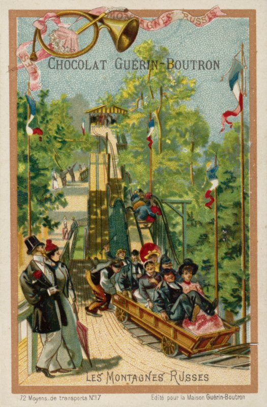 horská dráha (chromolitho) od French School