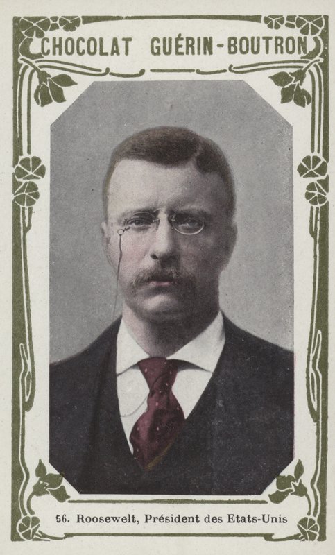Roosevelt, prezident Spojených států (barevné foto) od French School
