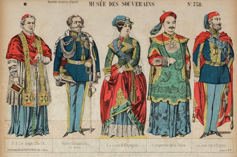 Royalty (barevné rytí) od French School