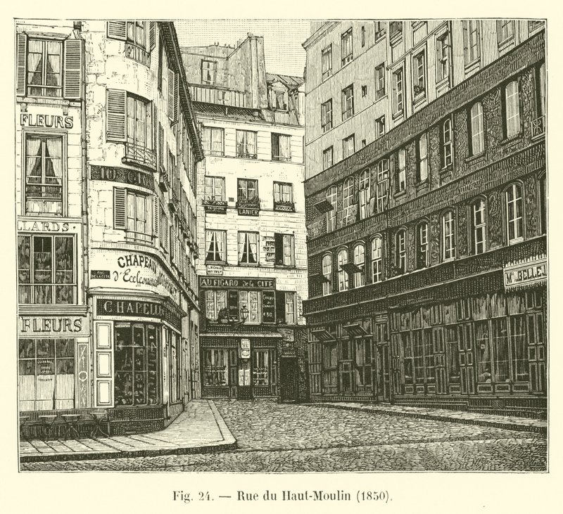 Upper Moulin Street, 1850 od French School