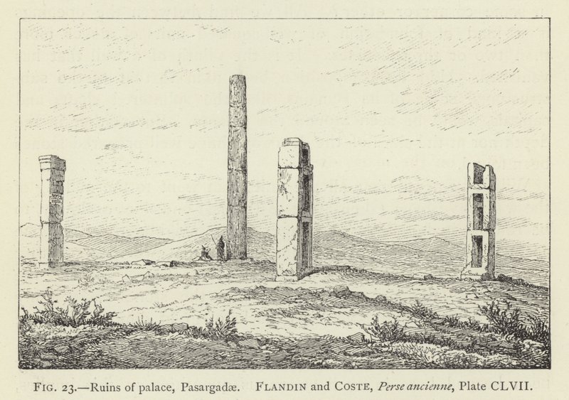 Ruiny paláce, Pasargadae od French School