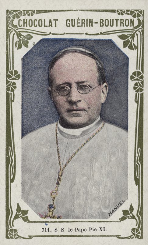 S S le Pape Pie XI (barevné foto) od French School
