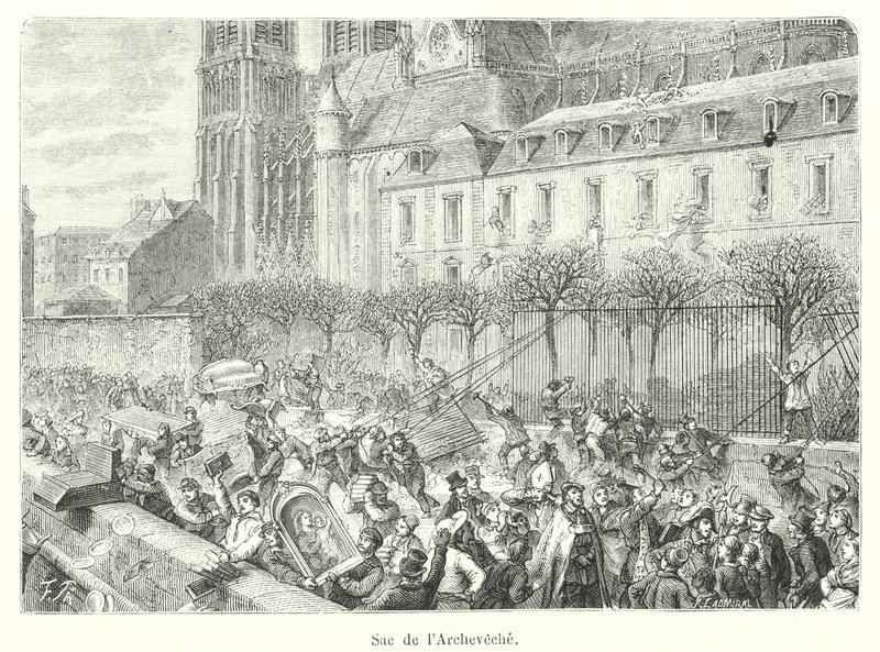 Sac de l"Archeveche od French School