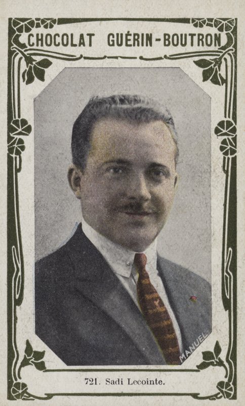 Sadi Lecointe (barevná fotografie) od French School
