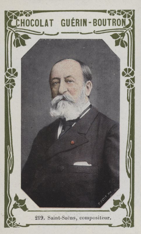 Saint-Saens, skladatel (barevné fotografie) od French School