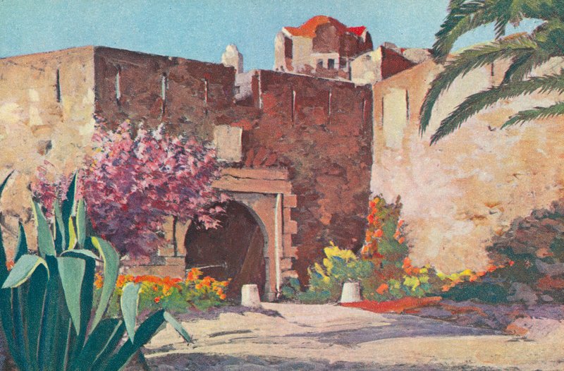 Saint Tropez: Citadela (barevná litografie) od French School