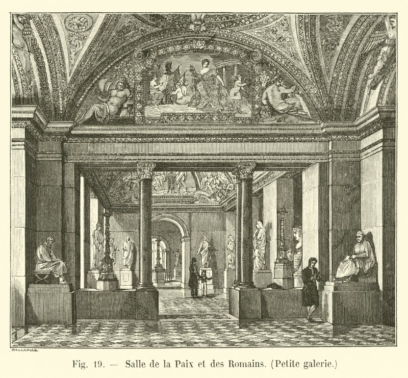 Síň míru a Římanů, Malá galerie od French School