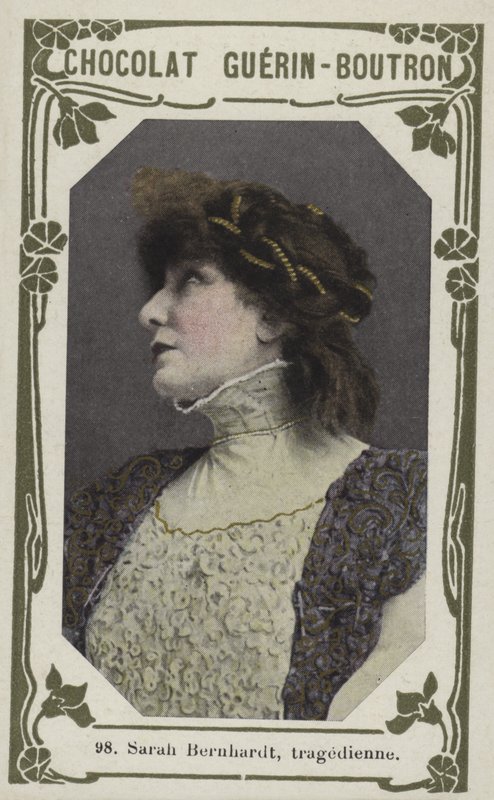 Sarah Bernhardt, tragédie (barevné foto) od French School