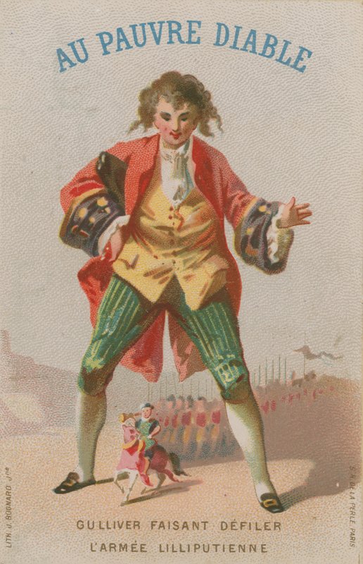 Scéna z Gullivers Travels od French School