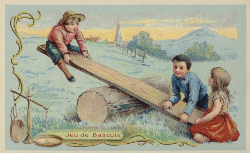 Houpačka (chromolitho) od French School