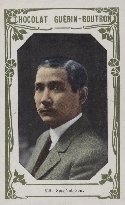 Sun-Yat-Sen (barevná fotografie) od French School
