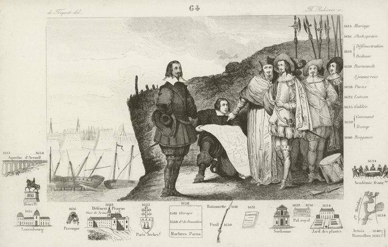 Obléhání La Rochelle, Francie, 1627-1628 od French School