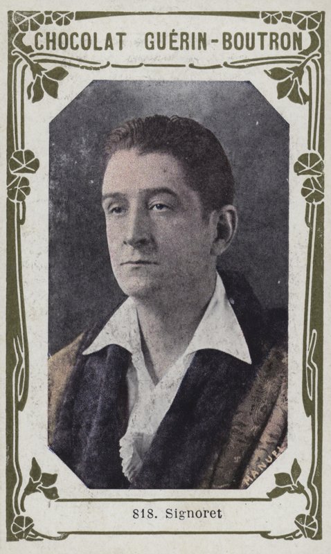 Signoret (barevná fotografie) od French School