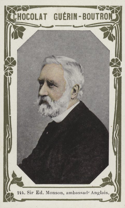 Sir Edmund Monson, anglický velvyslanec (barevná fotografie) od French School