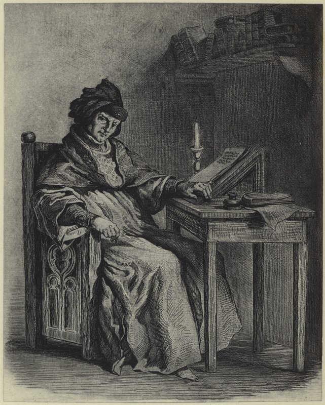Sir John Froissart (hlubotisk) od French School