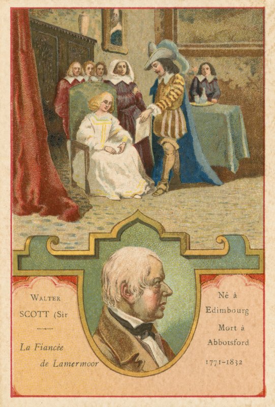 Sir Walter Scott , skotský romanopisec od French School