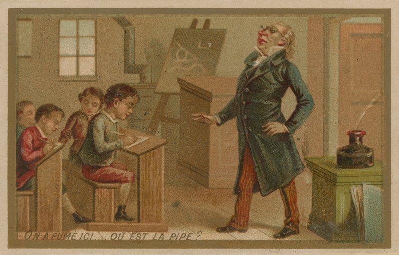 Někdo tady kouřil. Kde je potrubí? od French School