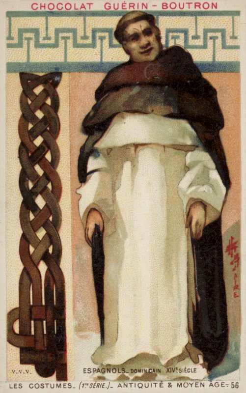 Španělský dominikánský mnich, 14. století od French School