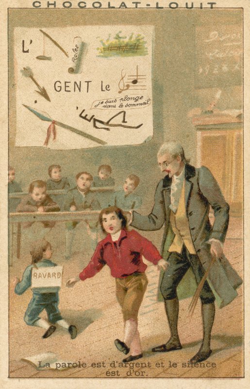 Řeč je stříbrná a ticho je zlaté od French School