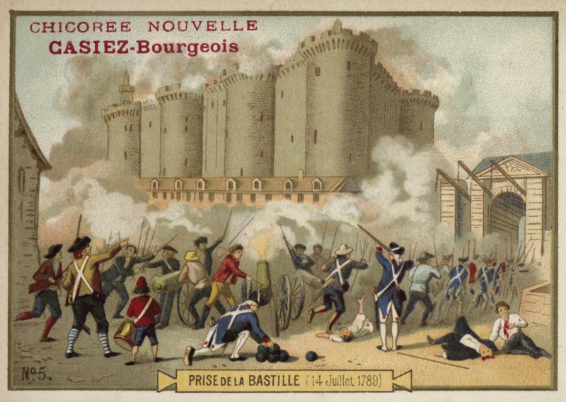 Útok na Bastille, Paříž, 14. července 1789 od French School