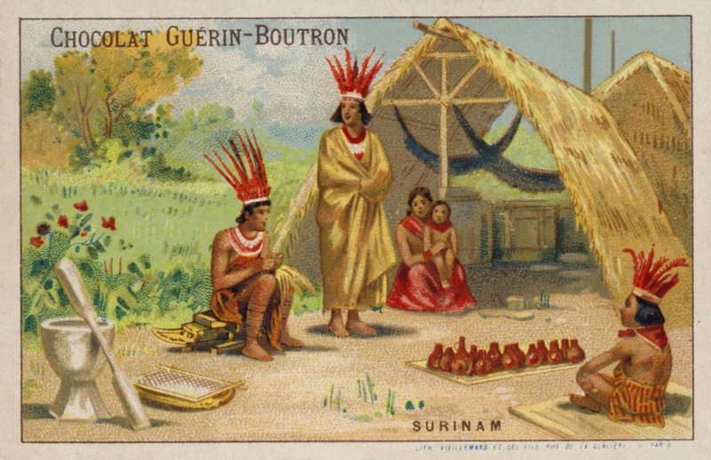 Surinam (chromolitho) od French School