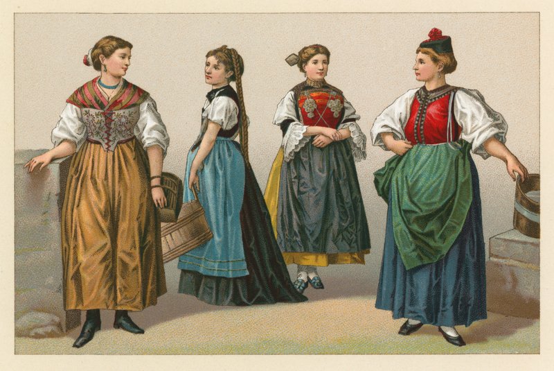 Kostým Švýcarsko od French School