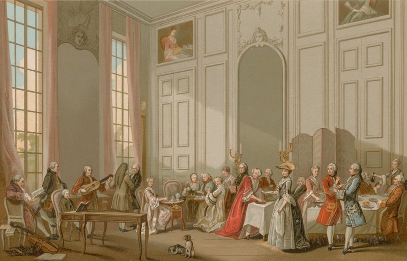 Čaj a Langlaise od French School