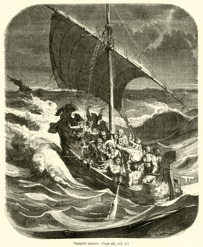 Tempete apaisee (rytina) od French School