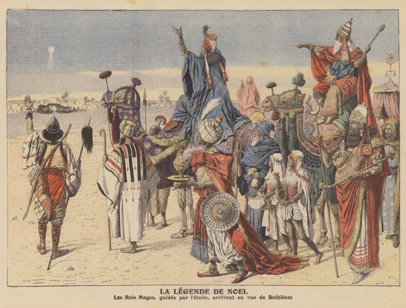 Vánoční příběh (barevné lito) od French School