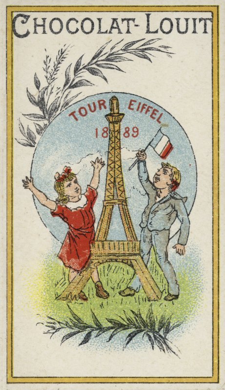 Eiffelova věž, 1889 od French School