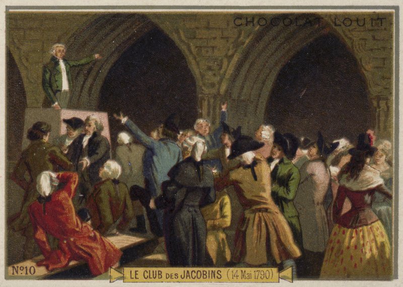Jakobínský klub, Francouzská revoluce, 14. května 1790 od French School