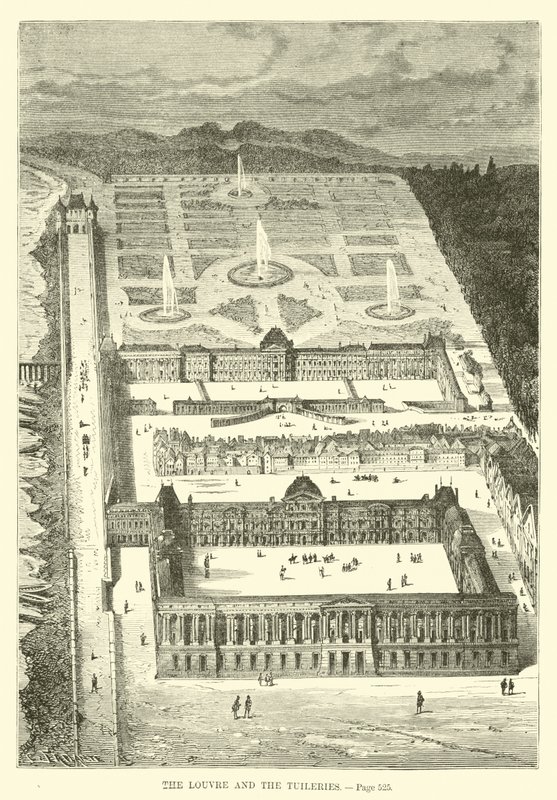 Louvre a Tuileries od French School
