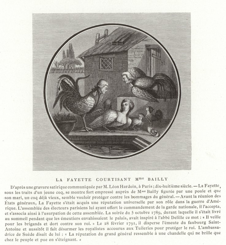 Markýz de Lafayette namlouvá Madame Bailly od French School
