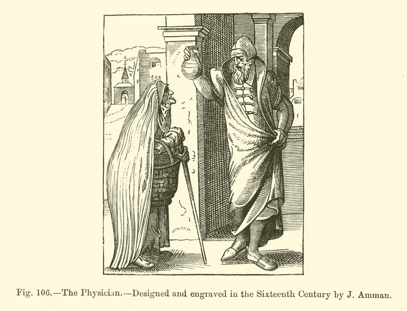 The Physician (rytina) od French School