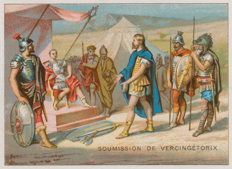 Podřízení Vercingetorixe Caesarovi od French School
