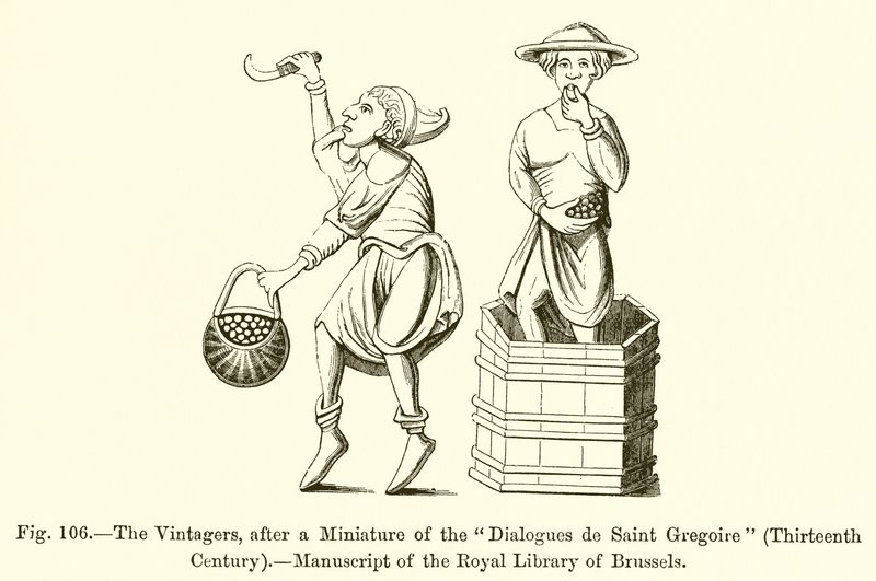 Vintagers, po miniaturě Dialogues de Saint Gregoire od French School