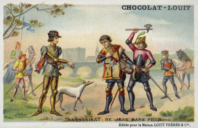 Atentát na Jana Nebojácného, vévodu z Burgundska, 1419 od French School