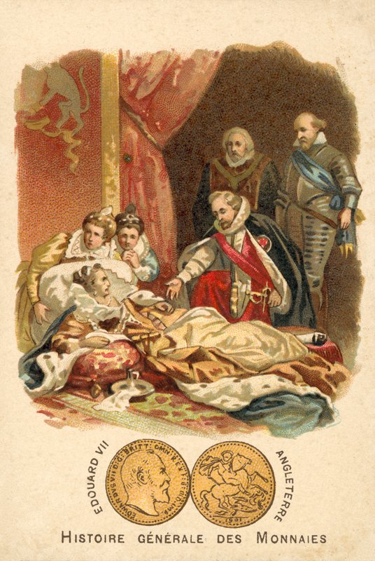 Smrt Alžběty I. Anglické, 1603 od French School