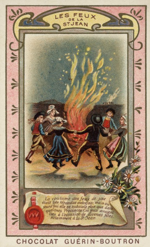 Požáry svatého Jana (chromolitho) od French School
