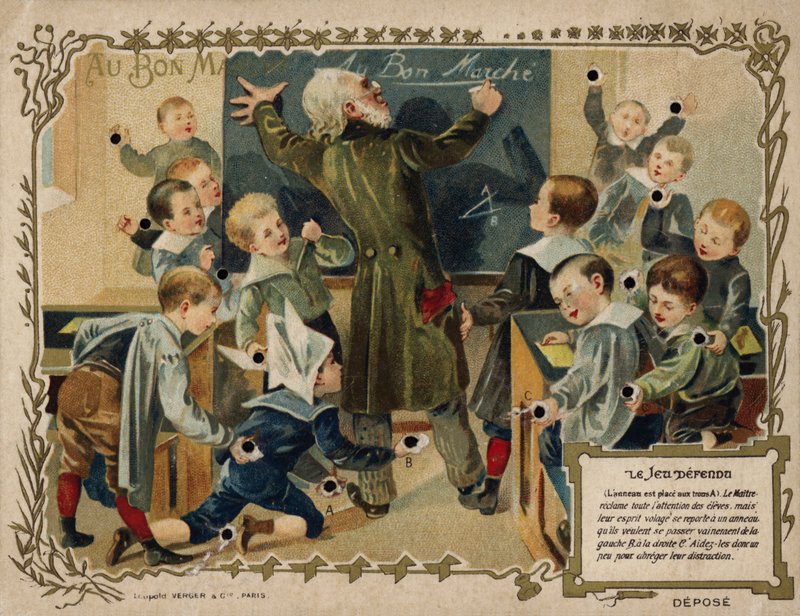 Zakázaná hra (chromolitho) od French School