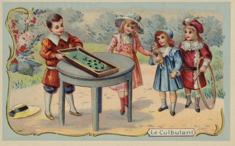 Hra Culbuto (chromolitho) od French School