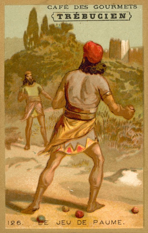 tenisová hra (chromolitho) od French School