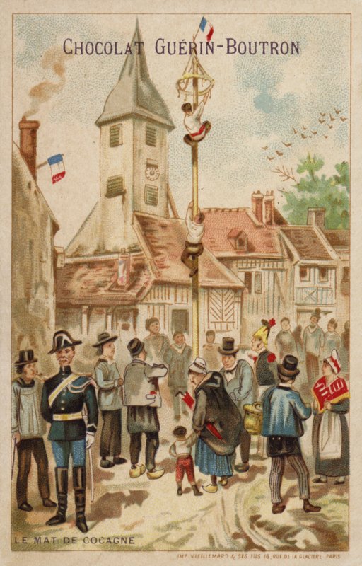 mastný pól (chromolitho) od French School