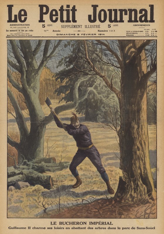 Císařský dřevorubec (barva litho) od French School